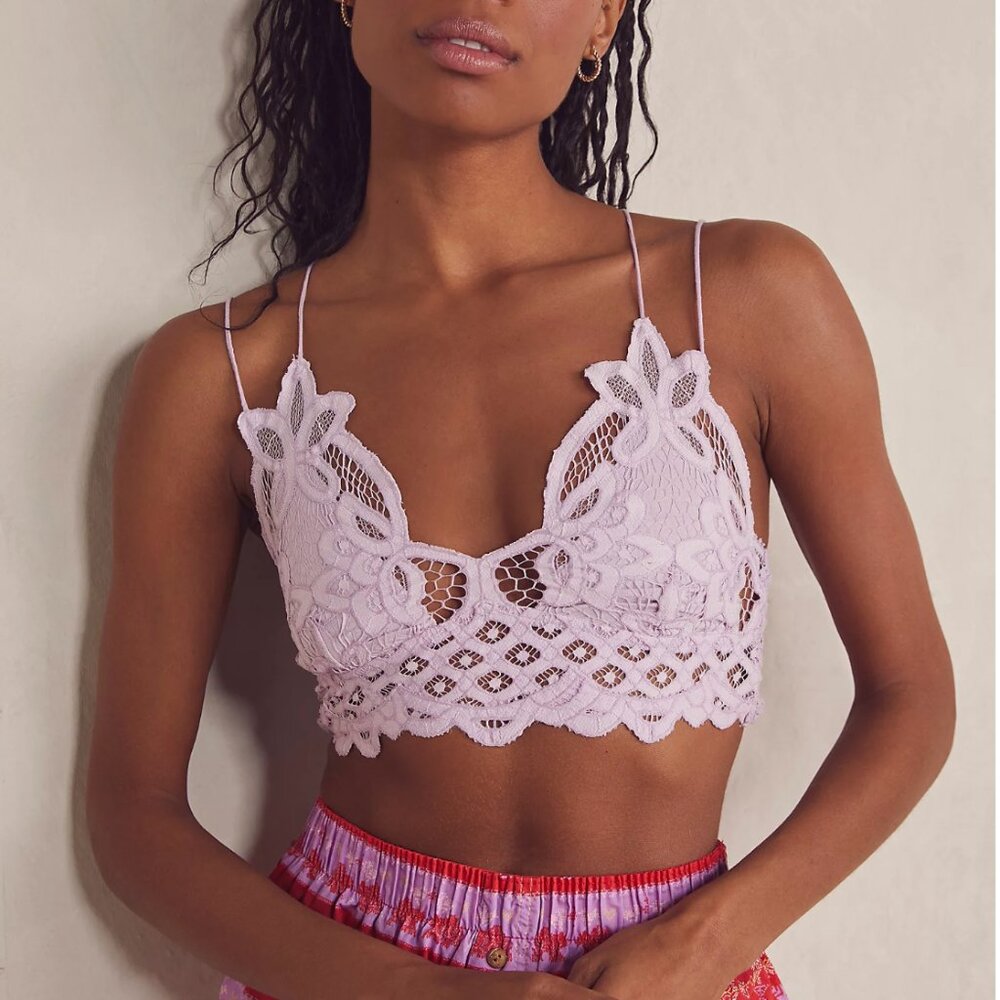 FREE PEOPLE Adella Bralette Moonlit Orchid M